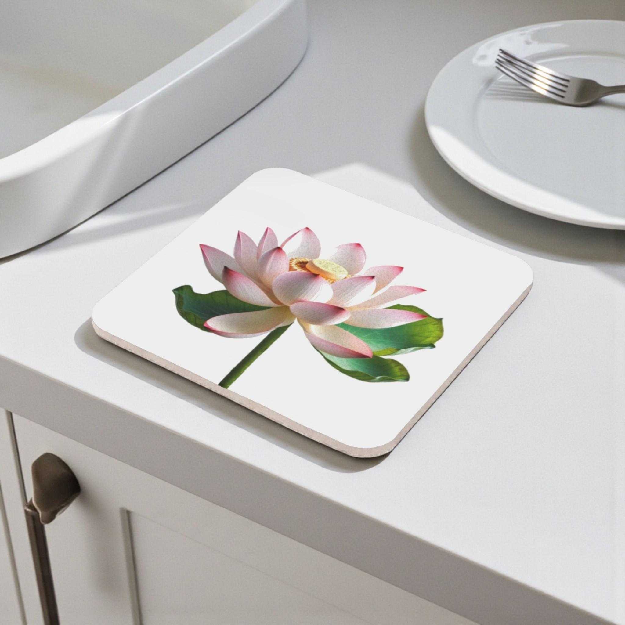 Calm Bloom Cork Back Coaster