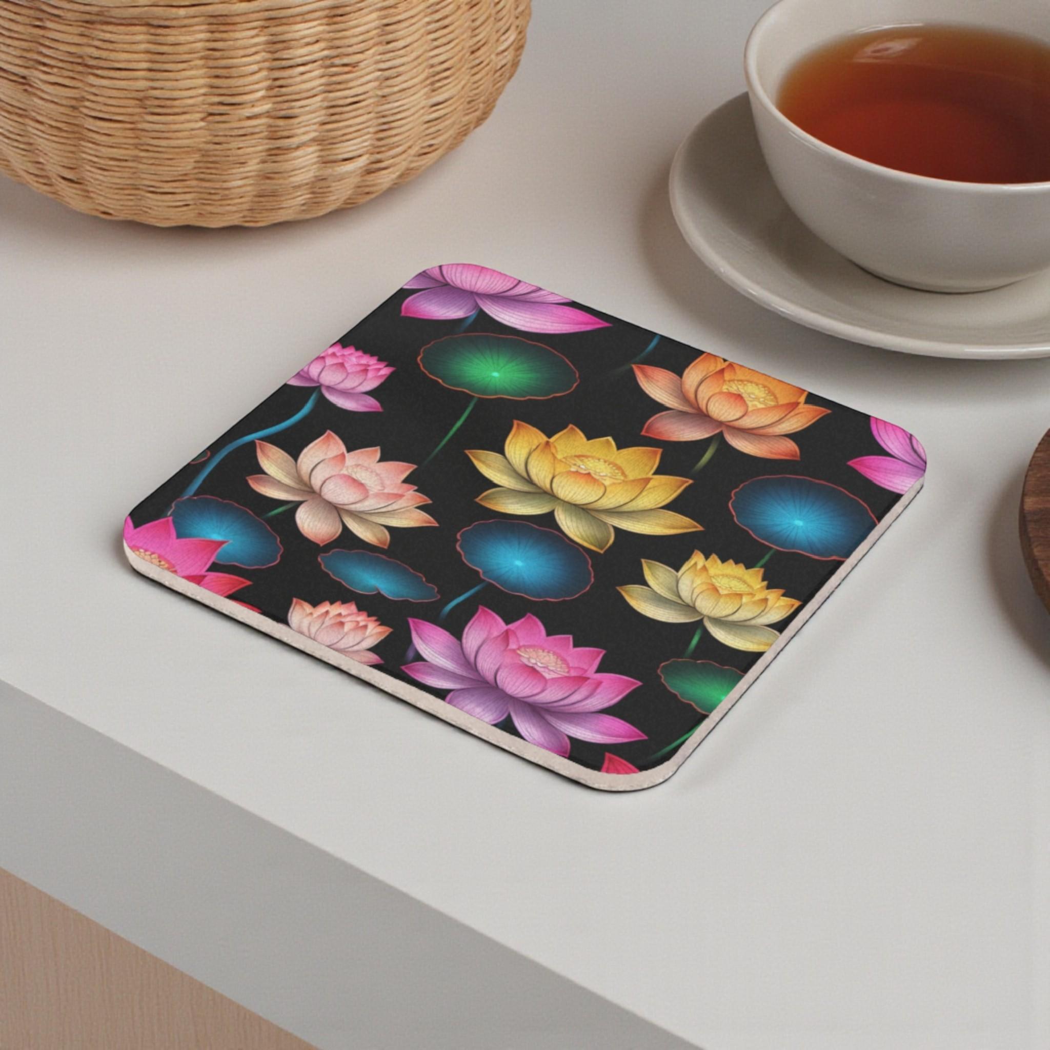 Sacred Colorful Cork Back Coaster