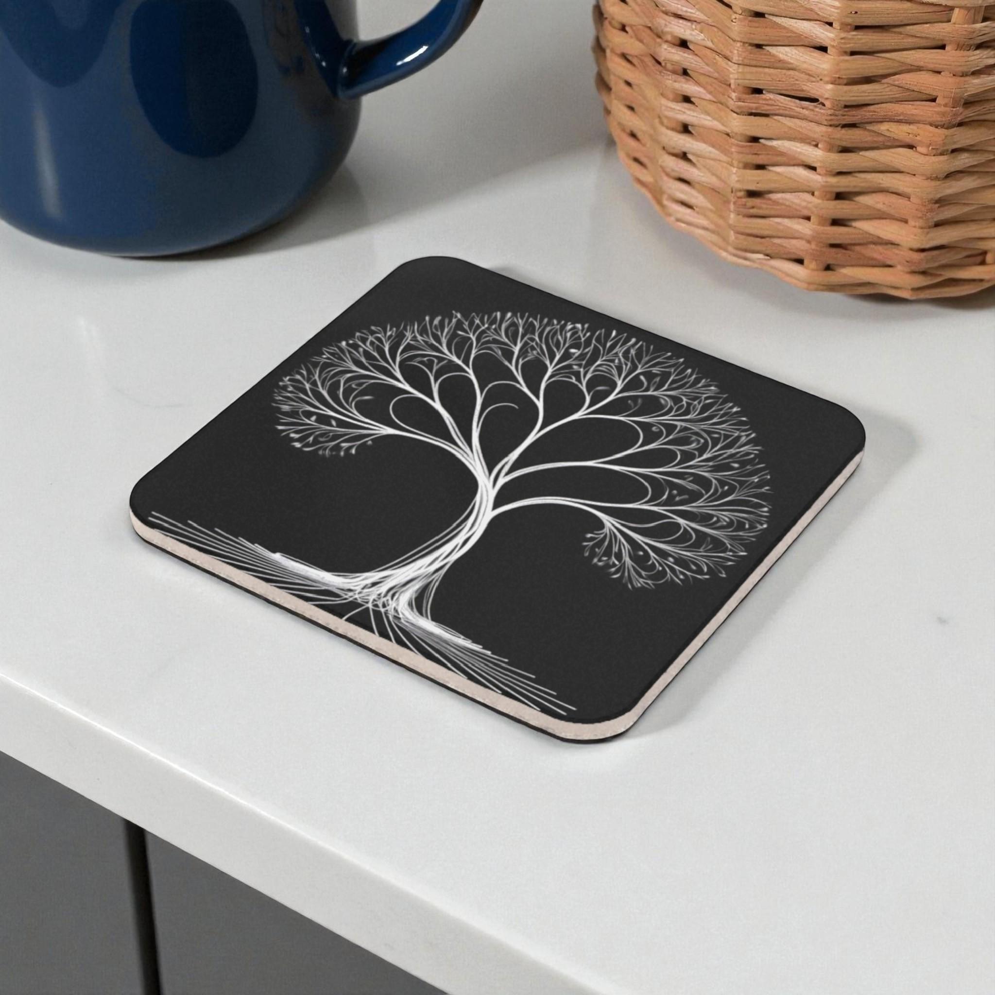 Timeless Tree of Life Cork Back Coaster